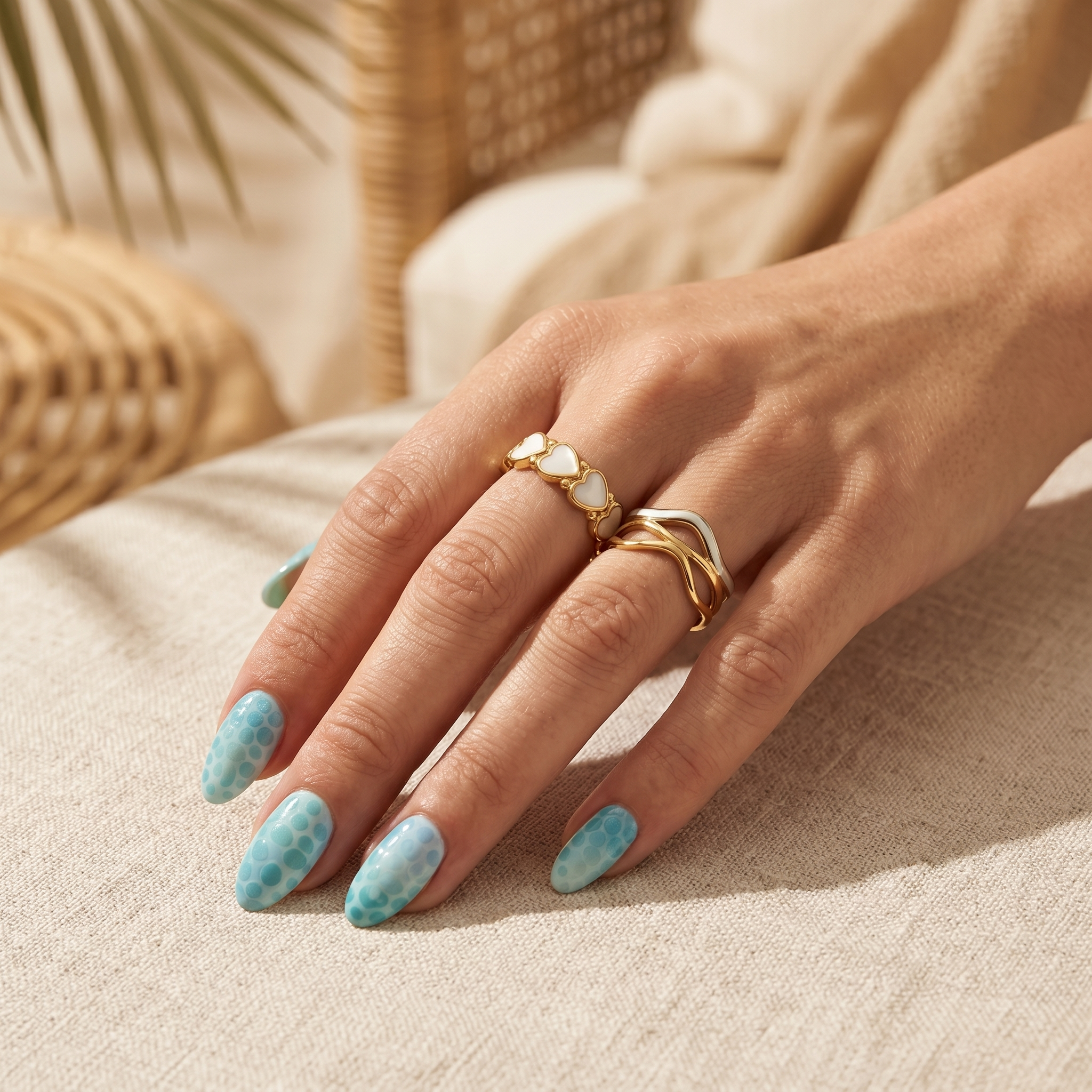 Amalfi Wave Adjustable Ring