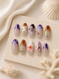 Wild Orchid Press On Nails