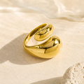 Golden Tide Adjustable Ring