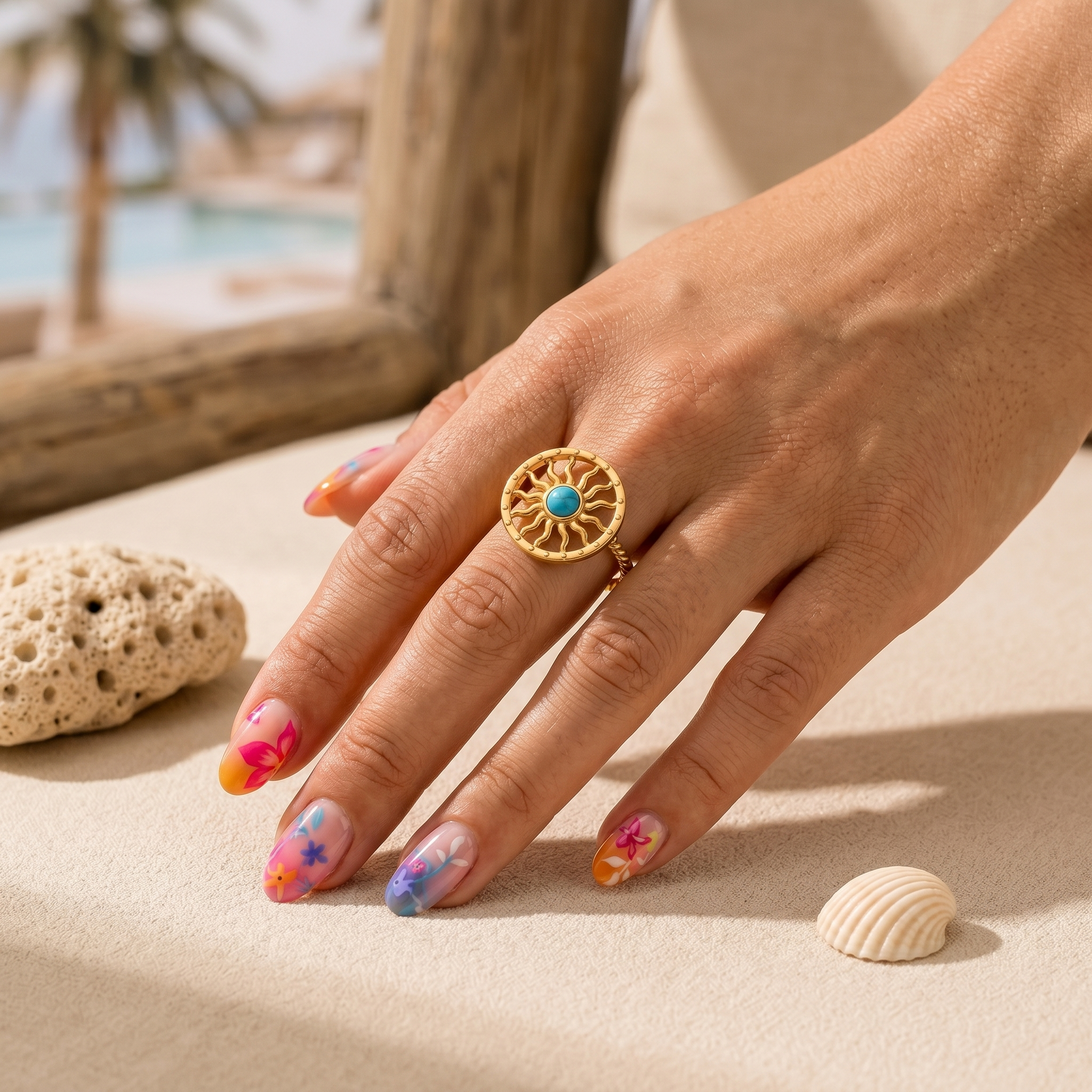 Solara Sea Adjustable Ring