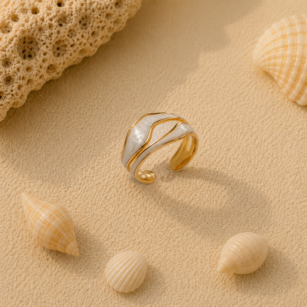 Ivory Dune Adjustable Ring