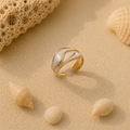 Ivory Dune Adjustable Ring